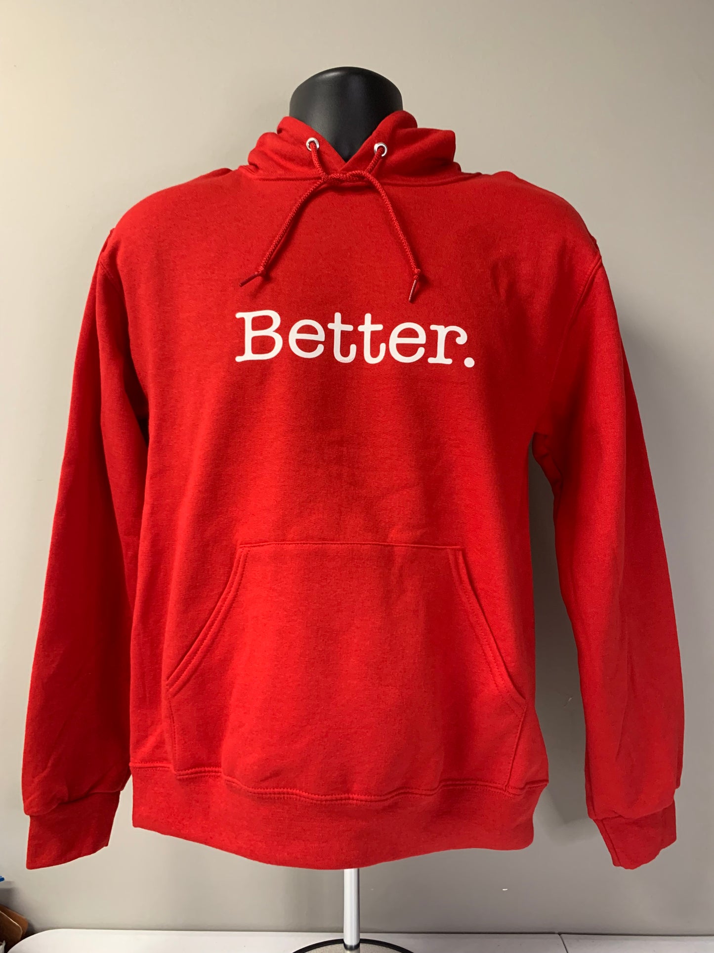 RED "better" HOODIE