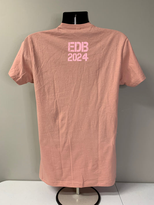 DESERT ROSE (PINK ) BOX LOGO TEE