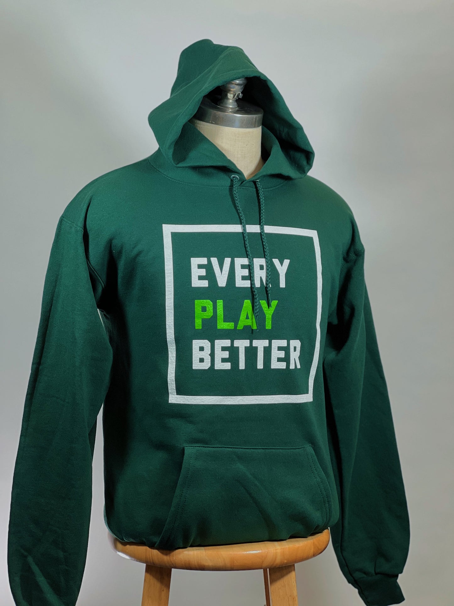 EVERY PLAY BETTER Hoodie -- ($5 will donated to NaKoa/ UH FOOTBALL)