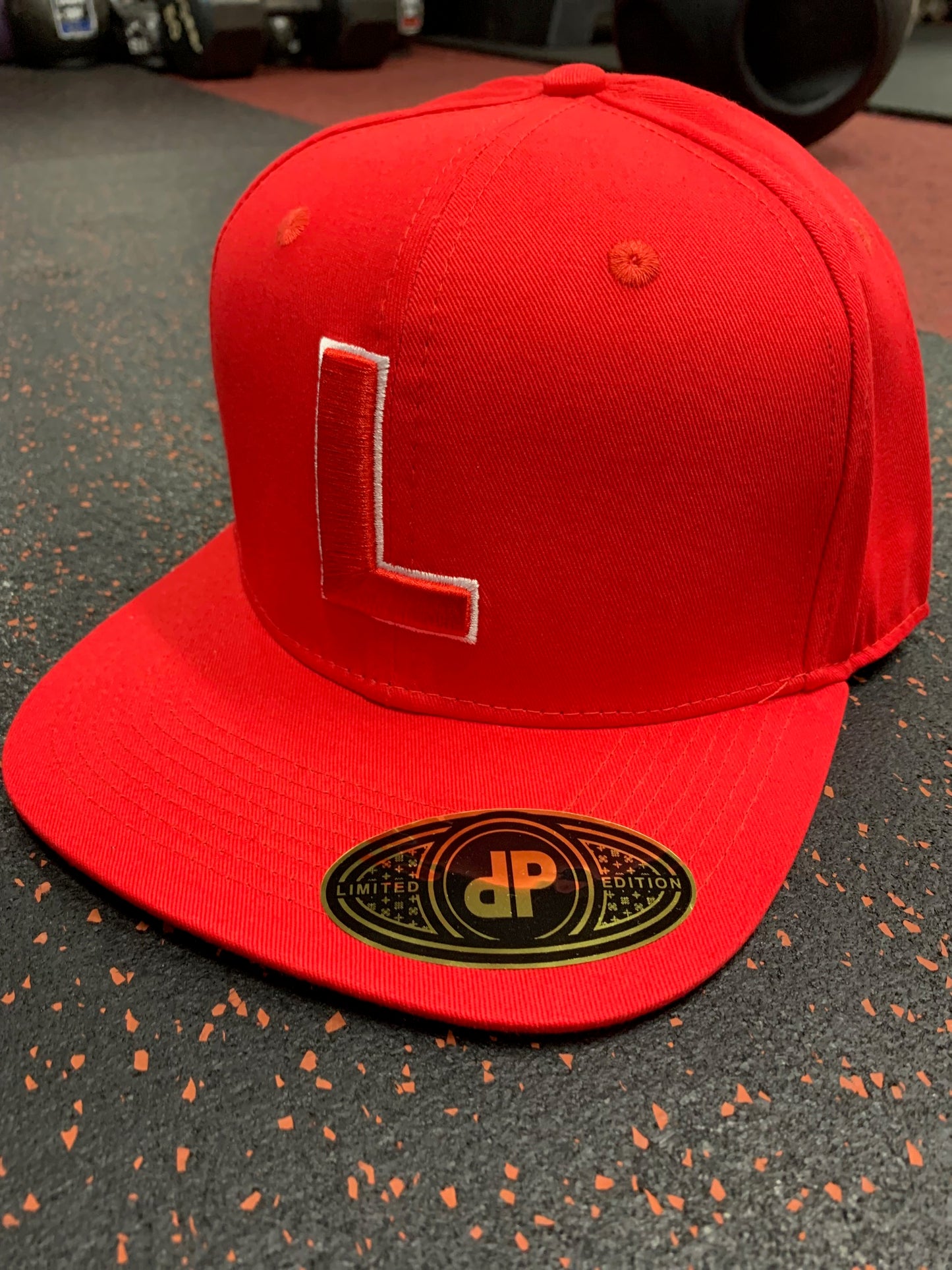 RED LAHAINALUNA "L" SNAPBACK - team FUNDRAISER