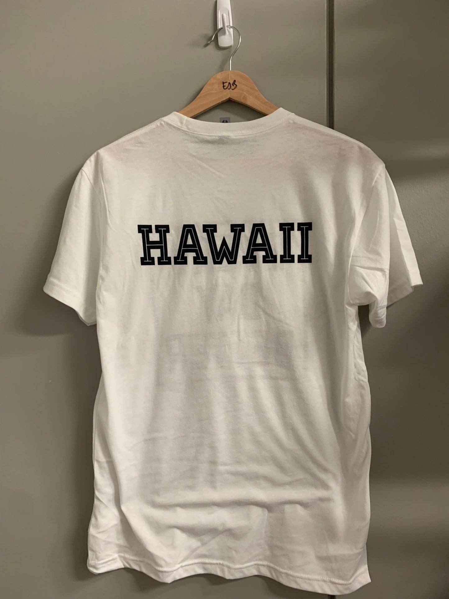 White w/ Black Every Day BETTER Box Logo Tee (HAWAII on the back)